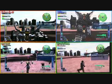 【4画面で見る】EDF3P いきなりINFオンライン St.13 凶蟲飛散