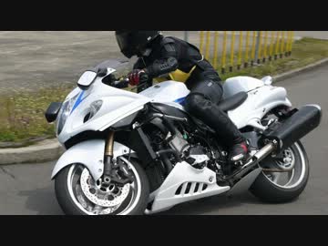 GSX1300R隼でジムカーナ 2