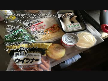 【Kamo's キッチン】　　餃子の皮でピザを作ろう　【かもしか】