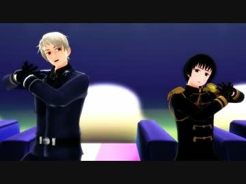 【APヘタリアMMD】　日と普で Tell Your World　【リップ・カメラ配布】