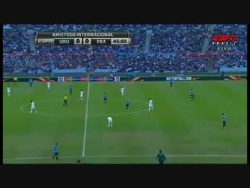 国際親善試合　フランスＶＳウルグアイ