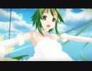 【MMD】ハッピーシンセサイザ【ドレスGUMIさん】