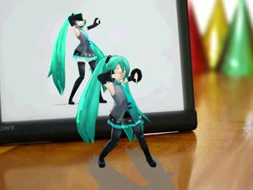 【MMD】ちっちゃいミクがダンスのお稽古。