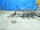 水圧軟体筋肉ロボット：P46：六足歩行：研削：サンポート