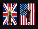 【APヘタリアMMD】英と米で「Tell Your World」