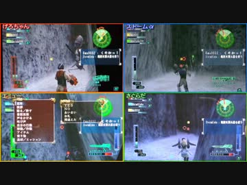 【4画面で見る】EDF3P いきなりINFオンライン  St.17 地底再進撃