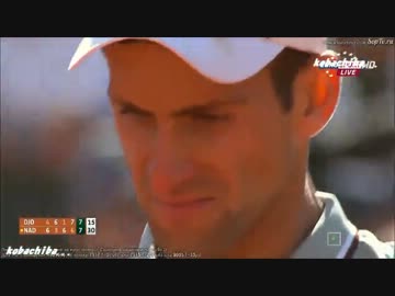 ラファエル・ナダルvsノバク・ジョコビッチ 全仏テニス 準決勝(2013.6.7)