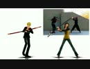 【MMDワンピ】ジャバヲッキー・ジャバヲッカで刀回してみた