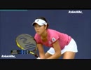 奈良くるみ シングルス テニスWTAバーミンガム1回戦(2013.6.11)