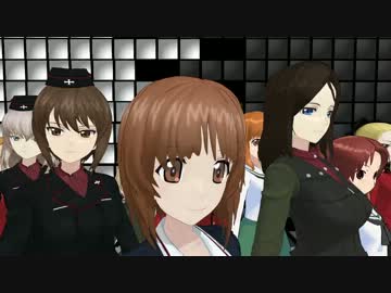【MMD】　ガルパンのみんなで、One・Two・Three