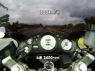 【CBR1100XX】時速100キロで走ってみた