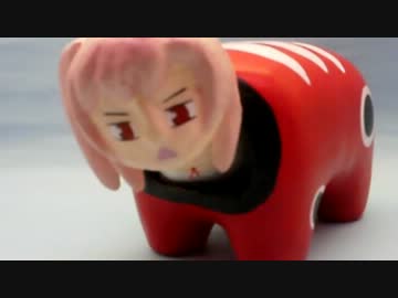 【ニコニコ民芸部】　あかべこささら　作ってみた　【張り子】