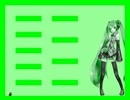 I wanna be the rainbow MIKU【緑ミク】