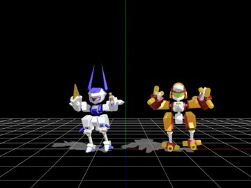 【ＭＭＤモデル配布】アークビートル、マッハマッシヴ【メダロット】