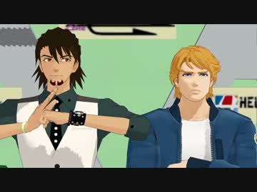 【MMD】ワイルド君と休憩室ではしゃいでみた【T&B】