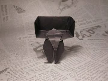 足のあるミミックを折ってみた