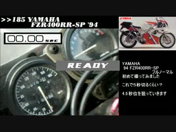 お前のバイクはどのクラスの四輪と同じ加速？ 104th