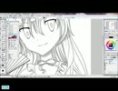 デジ絵初心者が八雲紫さんを描いてみた