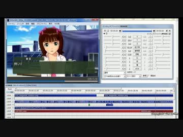 【テスト2】立ち絵パーツ画像を1枚のレイヤーで管理するAviUtlスクリプト