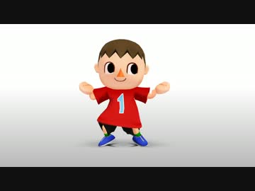 【MMDモデル配布あり】スマブラ参戦に向けて鍛錬を重ねるむらびと