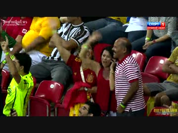 こんふぇで　スペイン vs ウルグアイ　ハイライト