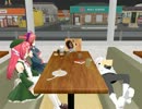 【MMD】THE THREE YOUNG-MEN IN MIDNIGHT #28【マンガ再現】