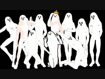 【MMD+手描き】もちめりたんカーニバル【合作】