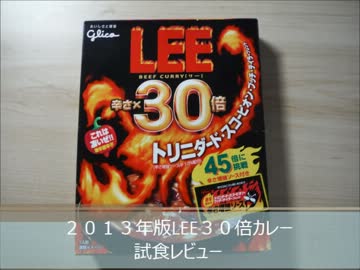 ２０１３年版LEE３０倍カレー試食レビュー