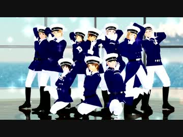 【APヘタリアMMD】 枢軸と連合でOne・Two・Three