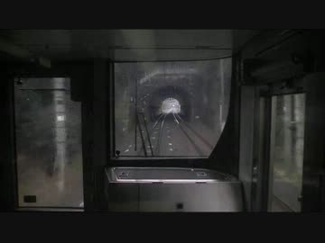 【前面展望】堅田ー京都①【225系新快速・強風遅延】