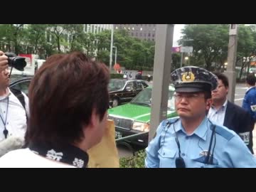 6.18新宿警察署前抗議３　西村斉VS新宿警察署　第2R
