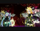 【MMD】ぷちミク・テト・リンで小悪魔りんご（リメイク）