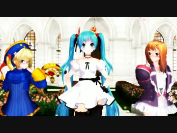 【MMD】ミク様と付き人(？)でHurly Burly