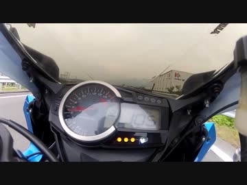 【GSX-R1000】時速100キロで走ってみた