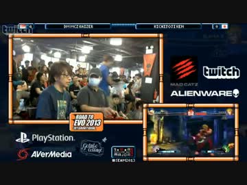 SEAM2013 day2 スパ4AE2012 TOP32　Kaizer vs 吉祥寺ケン