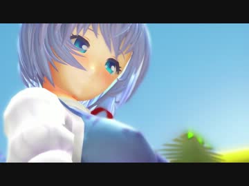 むっちむチルノの揺れチラMasked Bitch 【東方MMD】