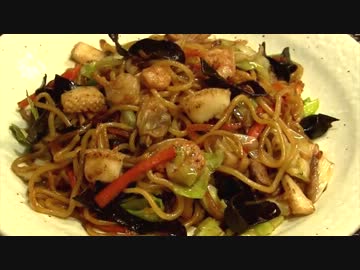 海鮮炒麺♪　～シーフードミックスでお手軽に！～