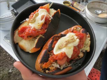 トランギアで料理第１２弾「ホットドッグ」