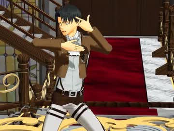 【進撃MMD】　Masked bitcH 【兵長】改善Ver.1