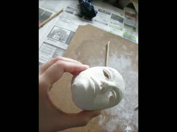 はじめて球体関節人形をつくってみる・・・（その１）