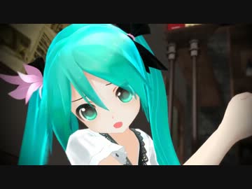 【MMD】ままま式あぴミク改変モデルで「こっち向いてBaby」