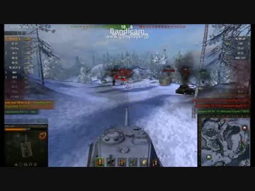 world of tanks VK4502A mannerheim line スチールウォールとスナイパー