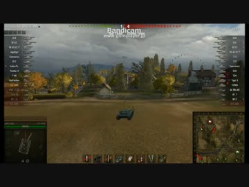world of tanks ELC-AMX redshire 地味だけど実は活躍してた