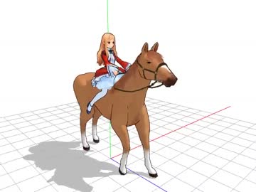【MMD】MMDエンジンによる自動馬テストその３