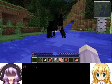 【Minecraft】黄昏の森で村作り Part-1【結月ゆかり&弦巻マキ】