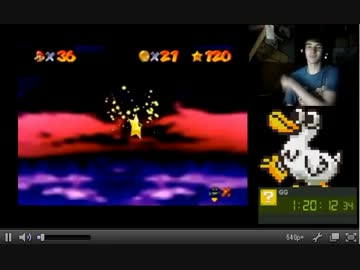 【マリオ64】世界記録に完全勝利し損ねたTheMaraNyarlathotepくんUC