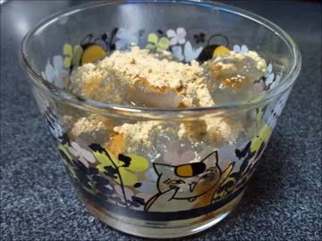 片栗粉を使って簡単にできるわらび餅を作ってみた