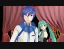 【MMD自作モデル】自作ミクさんとKAITOV3てすとー