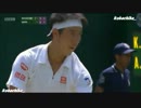 錦織圭 ウィンブルドンテニス3回戦(2013.6.29)