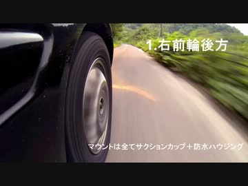 【セルボモード】マウント位置あれこれ【GoPro HERO3 BE】